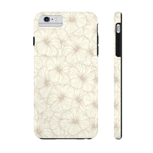 Hibiscus Phone Case (Off White)