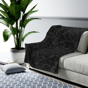 Dark Kalo Velveteen Plush Blanket