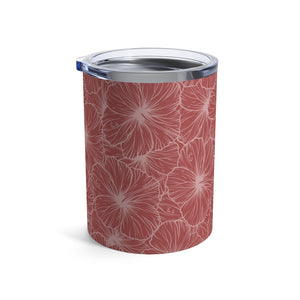 Hibiscus Tumbler Cup 10oz (Light Pink)