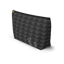 Load image into Gallery viewer, ‘Io Script Accessory Pouch w T-bottom (Gray)
