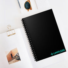 Load image into Gallery viewer, Teal LIMITLESS Spiral Notebook - Ruled Line
