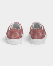 Load image into Gallery viewer, Hibiscus Women&#39;s Lace Up Canvas Shoe (Light Pink)
