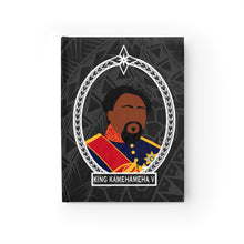 Load image into Gallery viewer, Tribal King Kamehameha V Journal - Ruled Line (Black)
