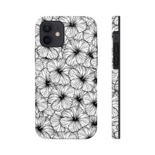 Load image into Gallery viewer, Hibiscus Phone Case (B&amp;W)
