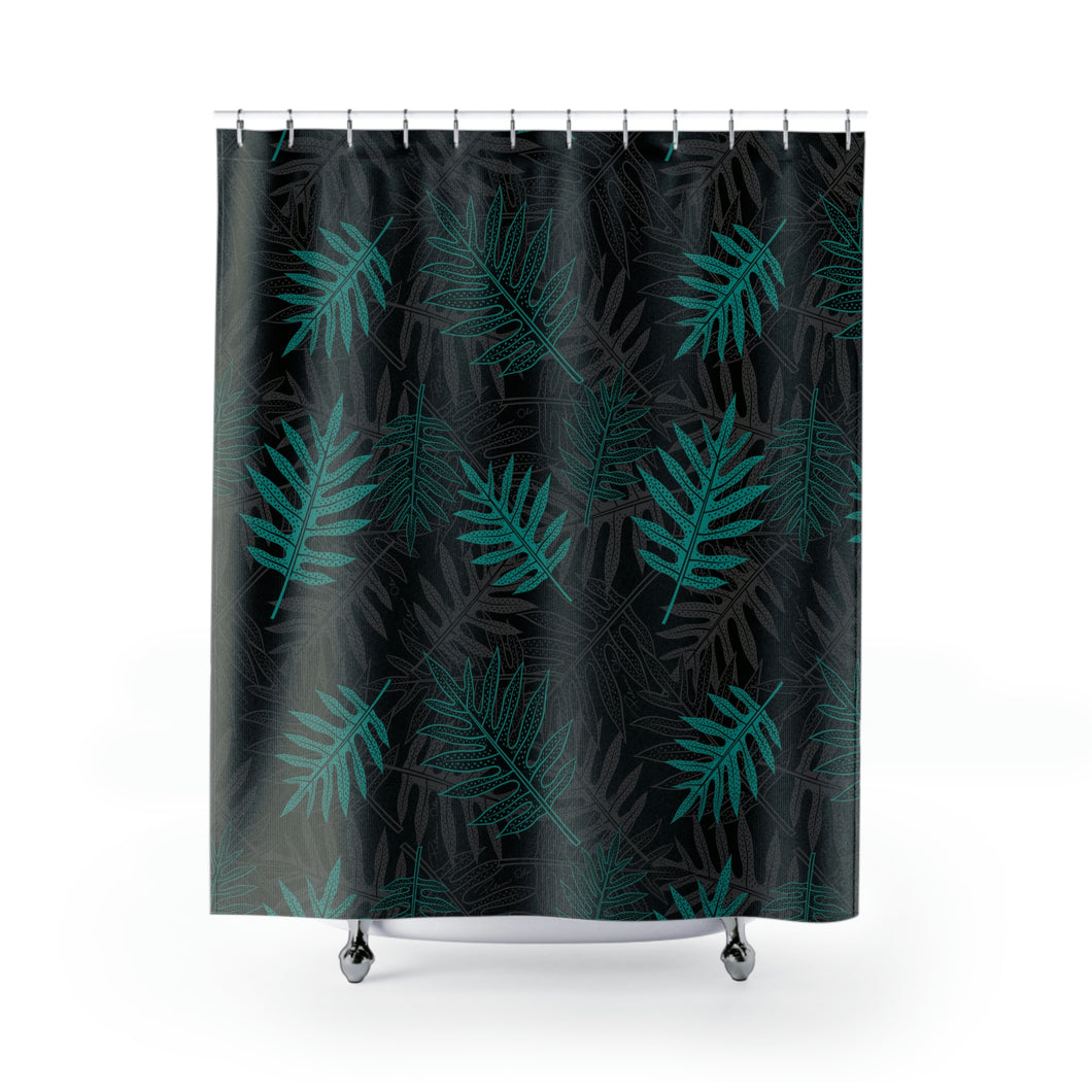 Laua’e Shower Curtain (Teal)