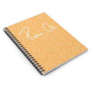 Puakenikeni Spiral Notebook - Ruled Line (Light Orange)