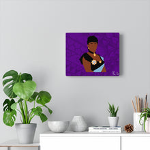 Load image into Gallery viewer, Queen Liliuokalani Canvas Gallery Wraps (Purple)
