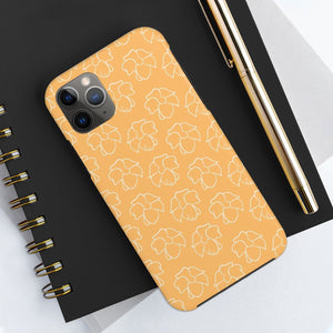 Puakenikeni Phone Case (Light Orange)