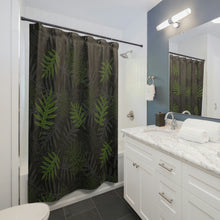 Load image into Gallery viewer, Laua’e Shower Curtain (Green)
