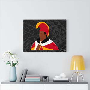 King Kamehameha I Canvas Gallery Wraps (Black)