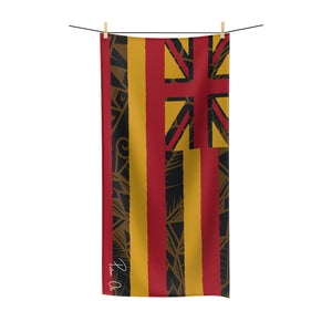 Tribal Flag Polycotton Towel (Yellow)