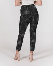 Load image into Gallery viewer, Hibiscus Women&#39;s Belted Tapered Pants (Gray)
