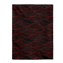 Load image into Gallery viewer, NALU Velveteen Plush Blanket (Red)
