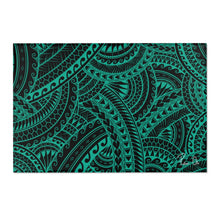 Load image into Gallery viewer, Tribal Area Rug (Teal)
