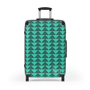 ‘Io Script Suitcase (Teal)