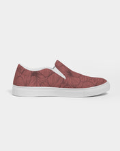Load image into Gallery viewer, Hibiscus Women&#39;s Slip-On Canvas Shoe (Pink)
