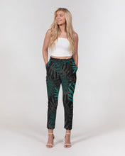 Load image into Gallery viewer, Laua’e Women&#39;s Belted Tapered Pants (Teal)
