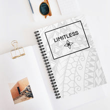 Load image into Gallery viewer, Tribal LIMITLESS Square Spiral Notebook - Ruled Line (White)
