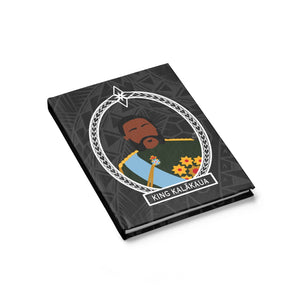 Tribal King Kalākaua Journal - Ruled Line (Black)