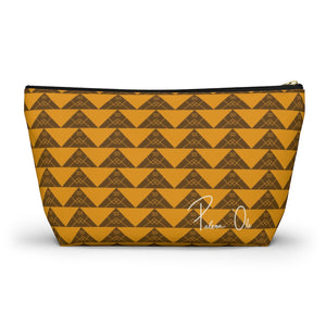 ‘Io Script Accessory Pouch w T-bottom (Yellow)