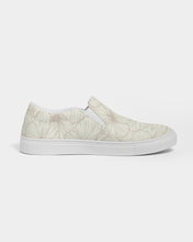 Load image into Gallery viewer, Hibiscus Women&#39;s Slip-On Canvas Shoe (Off White)
