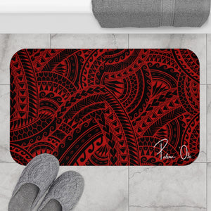 Tribal Bath Mat (Red)