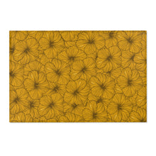Load image into Gallery viewer, Hibiscus Area Rug (Yellow)
