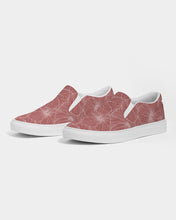 Load image into Gallery viewer, Hibiscus Women&#39;s Slip-On Canvas Shoe (Light Pink)
