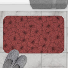 Load image into Gallery viewer, Hibiscus Bath Mat (Pink)
