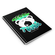 Load image into Gallery viewer, TEDDY TRIBE Spiral Notebook - Ruled Line (Black)
