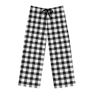 Men’s Kanaka Plaid Pajama Pants (White)
