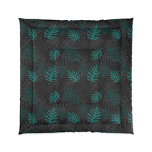 Load image into Gallery viewer, Laua’e Comforter (Teal)
