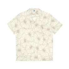 Load image into Gallery viewer, Hibiscus Aloha Shirt (Off White)
