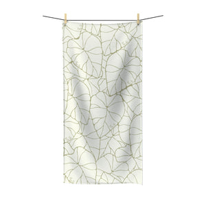 Kalo Polycotton Towel (Green/White)