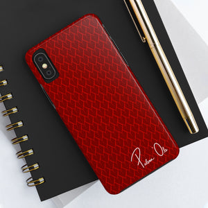 Spear Script Phone Case (Red)