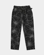Load image into Gallery viewer, Hibiscus Women&#39;s Belted Tapered Pants (Gray)
