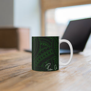 Tribal Graphic Mug 11oz (Green)