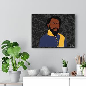 King Kamehameha IV Canvas Gallery Wraps (Black)
