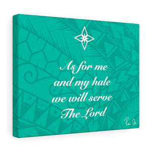 Scripture Canvas Gallery Wraps (Teal)
