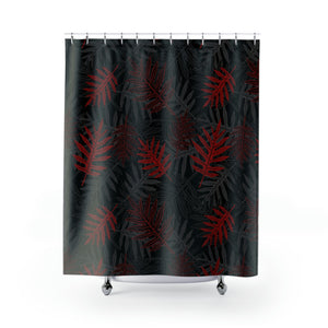 Laua’e Shower Curtain (Red)