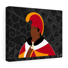Load image into Gallery viewer, King Kamehameha I Canvas Gallery Wraps (Black)
