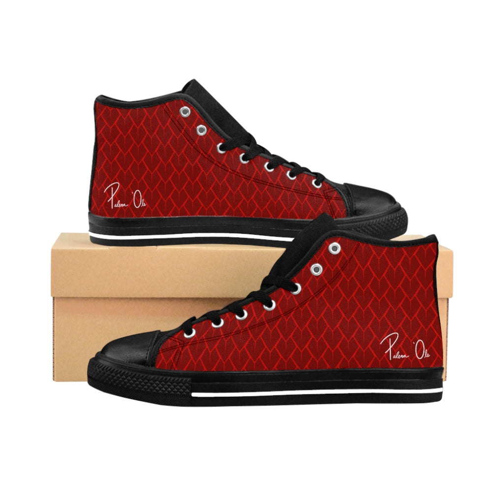 Spear Script Men's High-top Sneakers