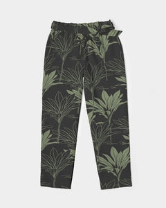 Kī Women's Belted Tapered Pants (Gray/Sage)