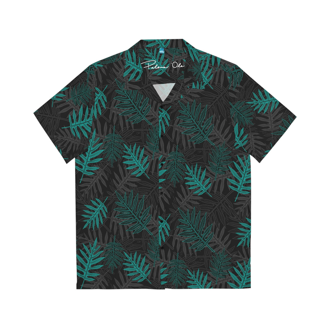 Laua’e Aloha Shirt (Teal)