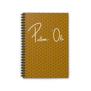 Spear Script Spiral Notebook - Ruled Line