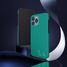 Load image into Gallery viewer, Spear Script Phone Case (Teal)
