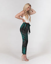 Load image into Gallery viewer, Laua’e Women&#39;s Belted Tapered Pants (Teal)
