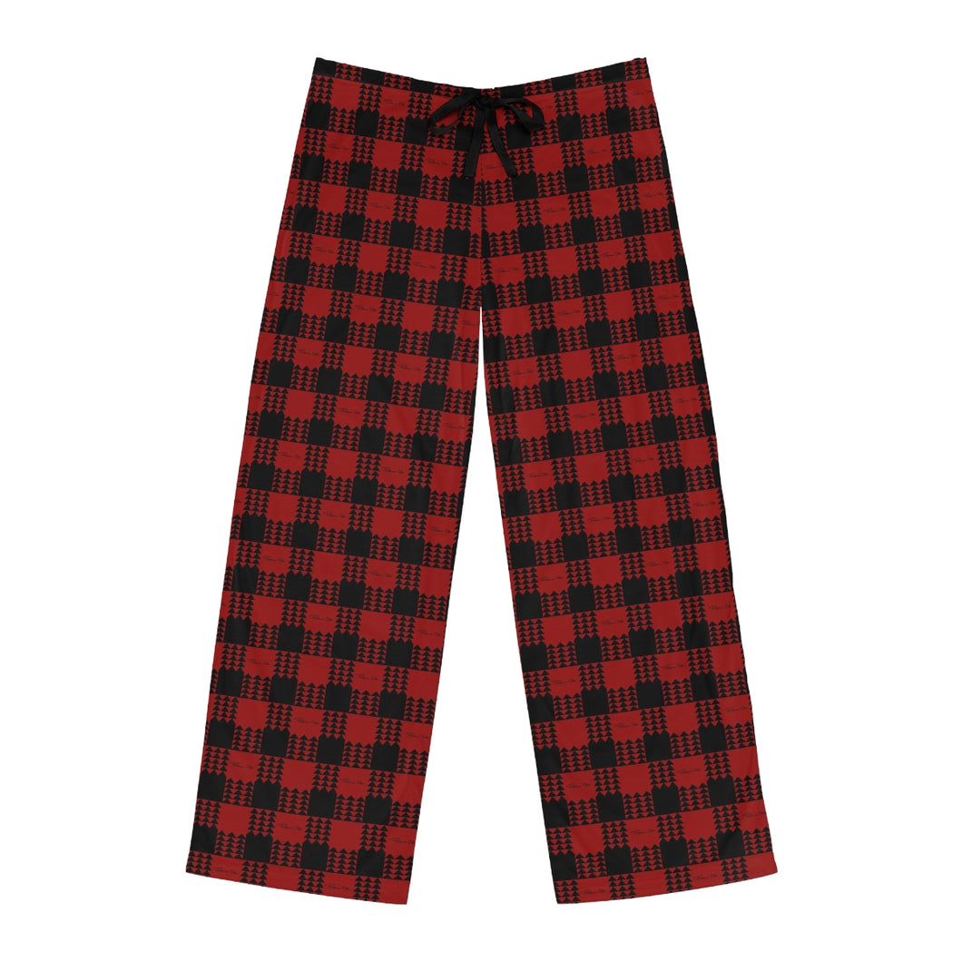 Men’s Kanaka Plaid Pajama Pants (Red)
