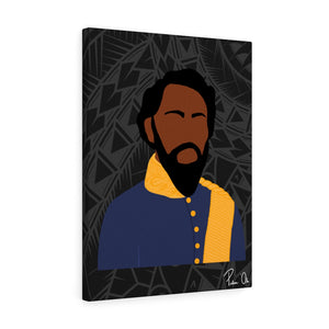 King Kamehameha IV Canvas Gallery Wraps (Black)