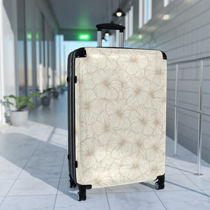 Hibiscus Suitcase (Off White)